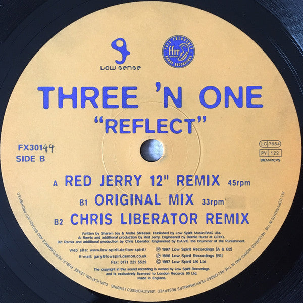 Three 'N One : Reflect (12")