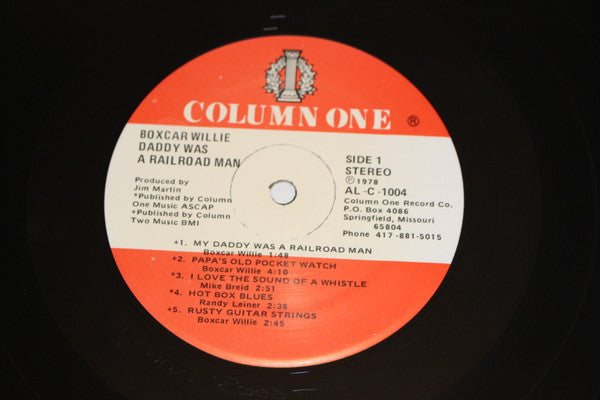 Boxcar Willie : Daddy Was A Railroad Man (LP, Album)