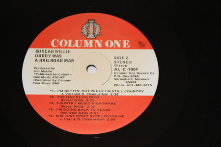 Boxcar Willie : Daddy Was A Railroad Man (LP, Album)