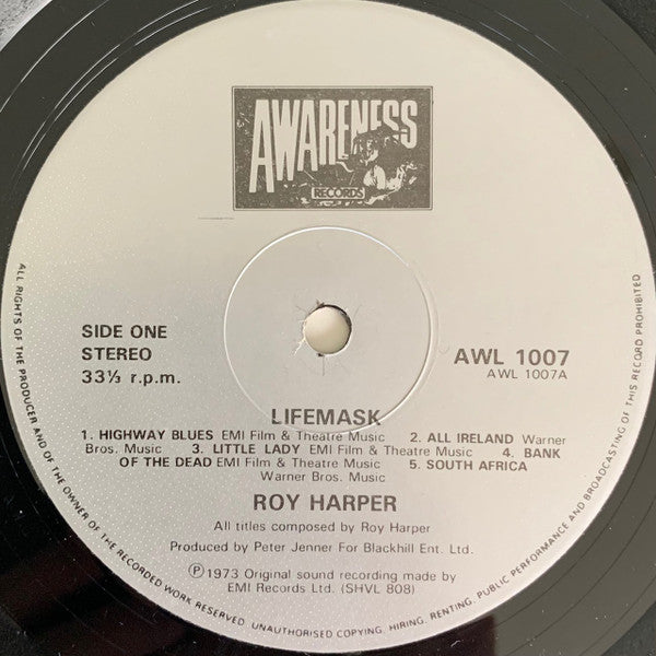 Roy Harper : Lifemask (LP, Album, RE)