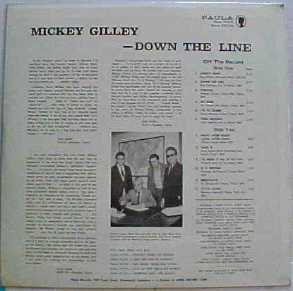 Mickey Gilley : Down The Line (LP)