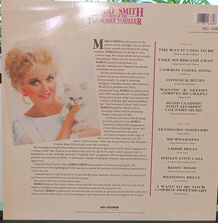 Margo Smith : The Best of The Tennessee Yodeler (LP, Album)