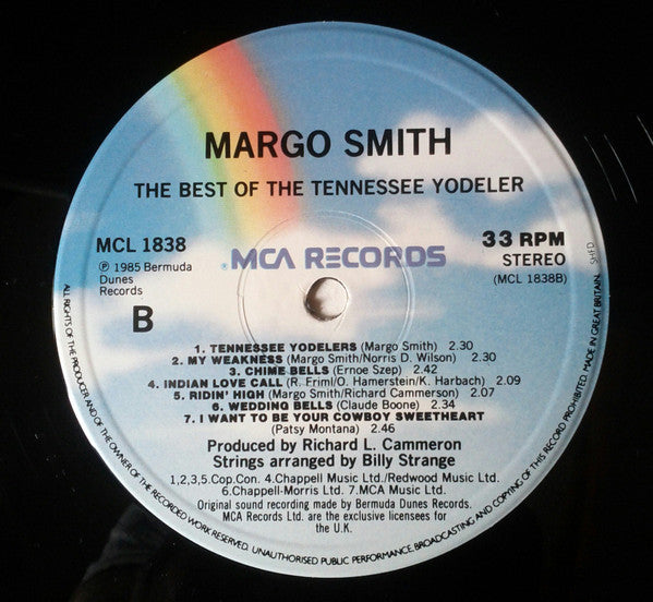 Margo Smith : The Best of The Tennessee Yodeler (LP, Album)
