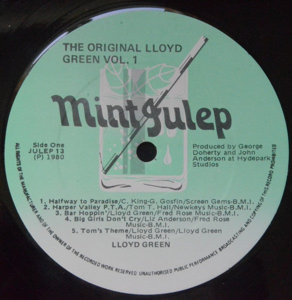 Lloyd Green : The Original Lloyd Green Volume 1 (LP, Album)
