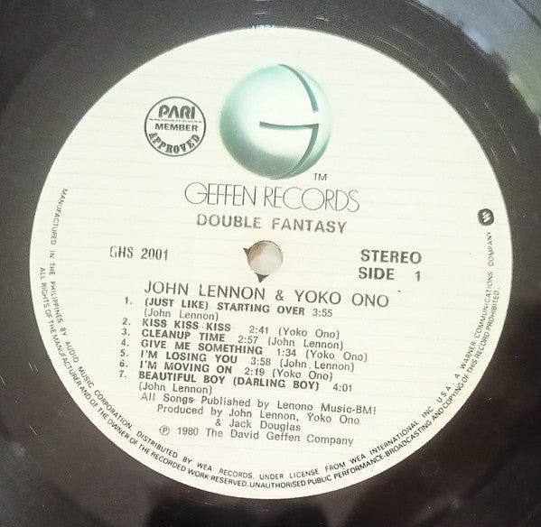 John Lennon & Yoko Ono : Double Fantasy (LP, Album)