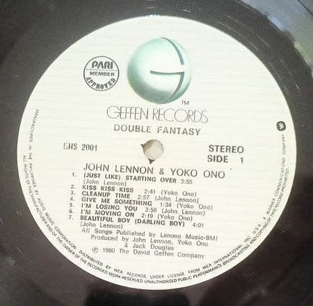 John Lennon & Yoko Ono : Double Fantasy (LP, Album)