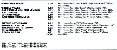John Mayall : Blues Roots (LP, Comp, Mono)