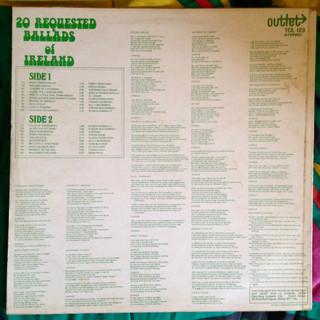 Various : 20 Requested Ballads Of Ireland (LP, Comp)