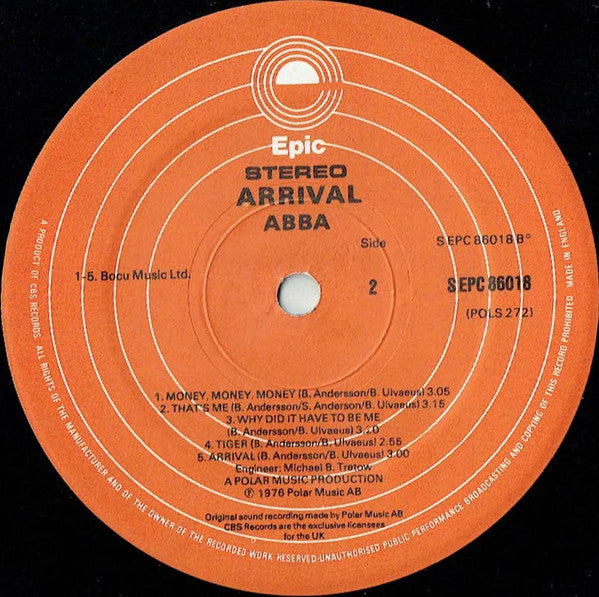 ABBA : Arrival (LP, Album)
