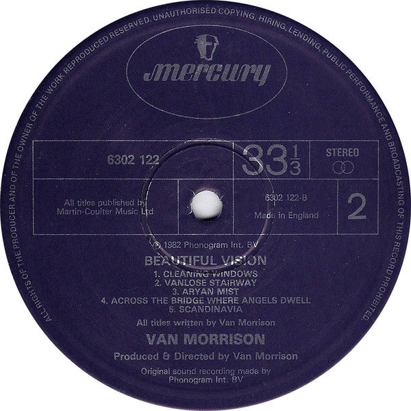 Van Morrison : Beautiful Vision (LP, Album)