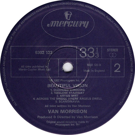 Van Morrison : Beautiful Vision (LP, Album)