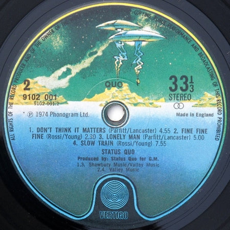 Status Quo : Quo (LP, Album, Mel)