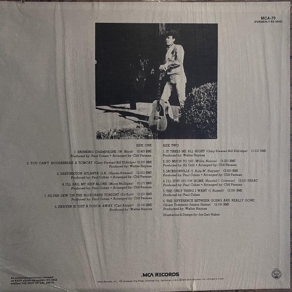 Cal Smith : The Best Of Cal Smith (LP, Comp, RE)