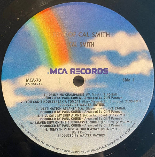 Cal Smith : The Best Of Cal Smith (LP, Comp, RE)