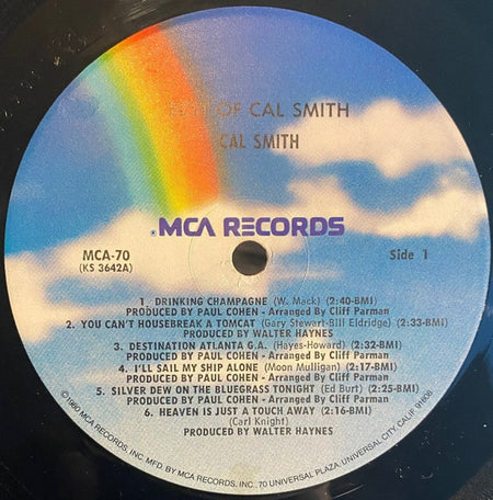 Cal Smith : The Best Of Cal Smith (LP, Comp, RE)