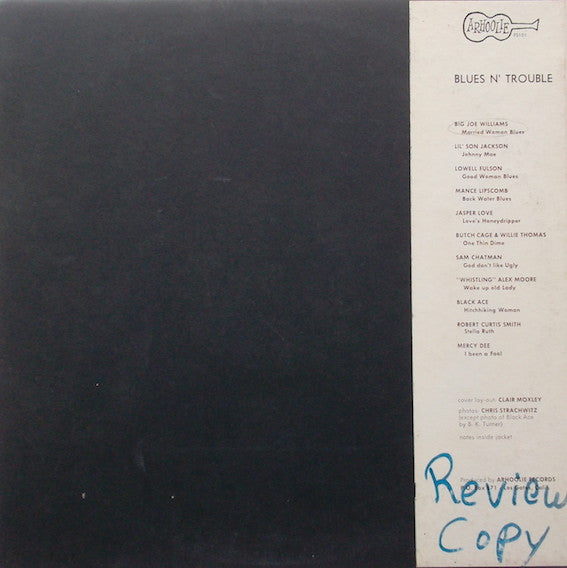 Various : Blues N' Trouble (LP, Album, Mono)