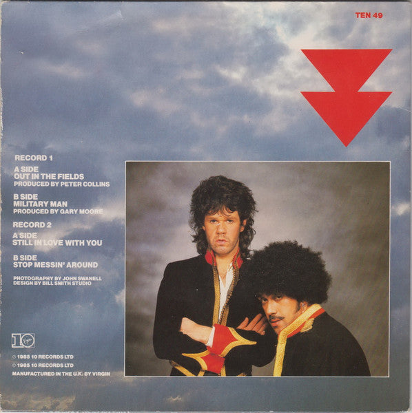 Gary Moore & Phil Lynott : Out In The Fields (2x7", Single, Ltd)