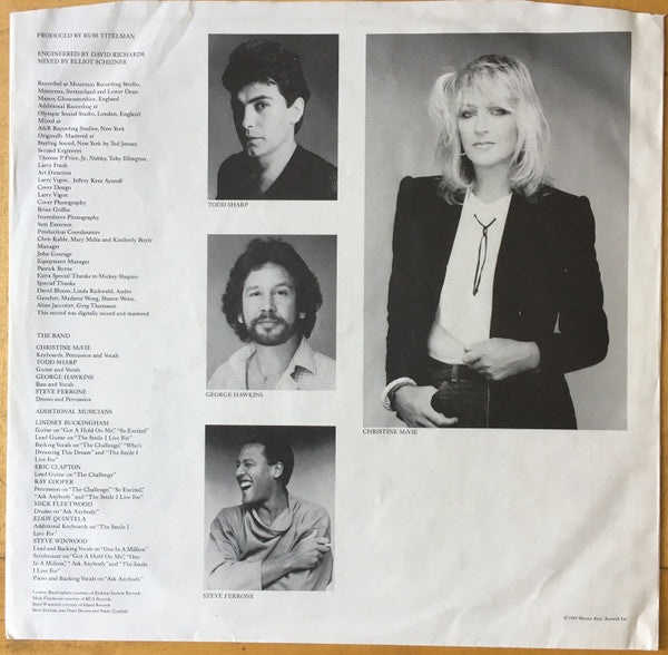 Christine McVie : Christine McVie (LP, Album)