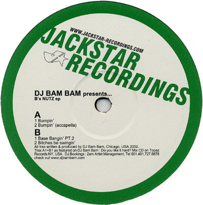 DJ Bam Bam : B's Nutz EP (12", EP)