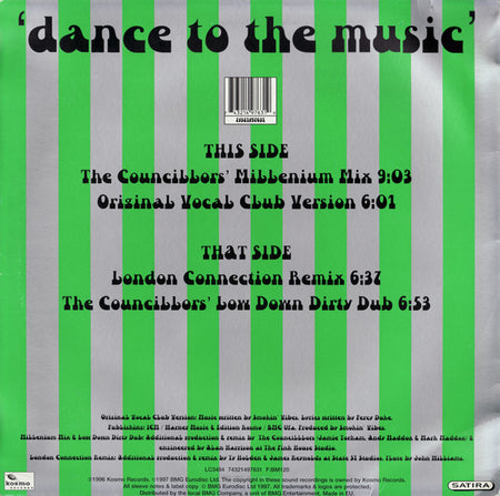 Smokin' Vibes Featuring Deborah Woodson : Dance To The Music (12")