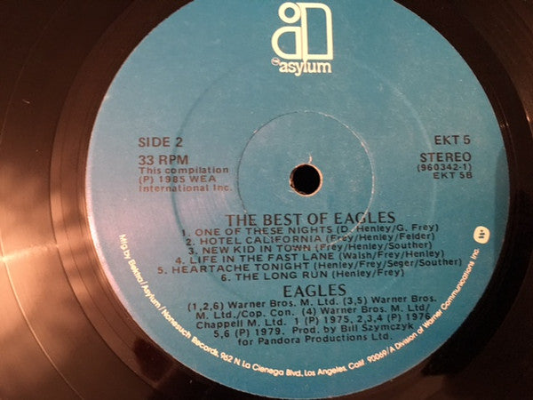 Eagles : The Best Of Eagles (LP, Comp)