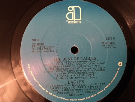 Eagles : The Best Of Eagles (LP, Comp)