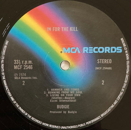 Budgie : In For The Kill! (LP, Album)