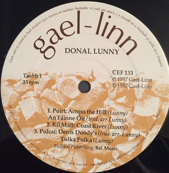 Donal Lunny : Donal Lunny (LP, Album)