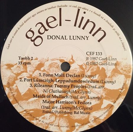 Donal Lunny : Donal Lunny (LP, Album)