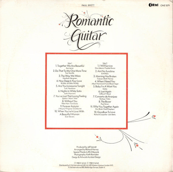 Paul Brett : Romantic Guitar (LP, Album)