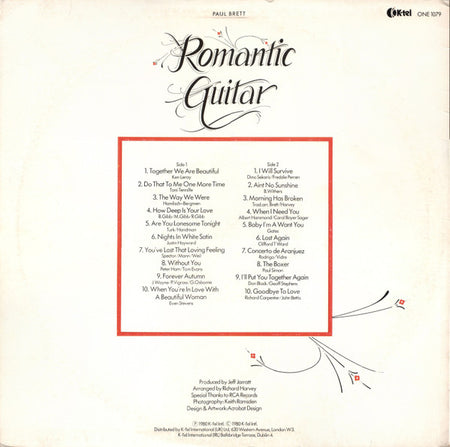 Paul Brett : Romantic Guitar (LP, Album)
