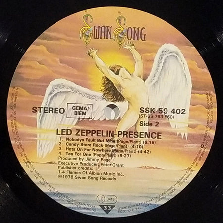 Led Zeppelin : Presence (LP, Album, RE)