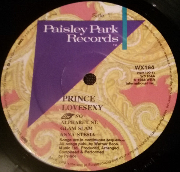 Prince : Lovesexy (LP, Album)