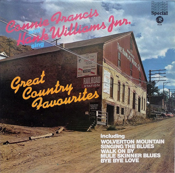 Connie Francis And Hank Williams Jr. : Sing Great Country Favorites (LP, Album, RE)