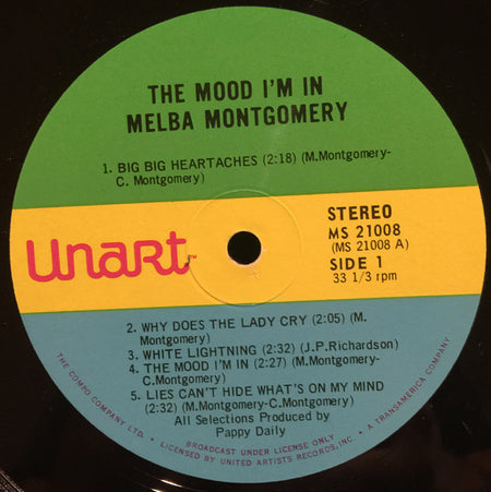 Melba Montgomery : The Mood I'm In (LP, Comp)
