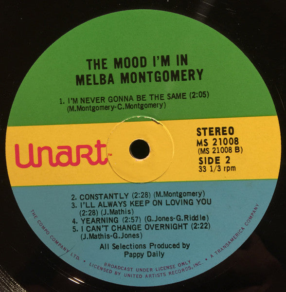 Melba Montgomery : The Mood I'm In (LP, Comp)