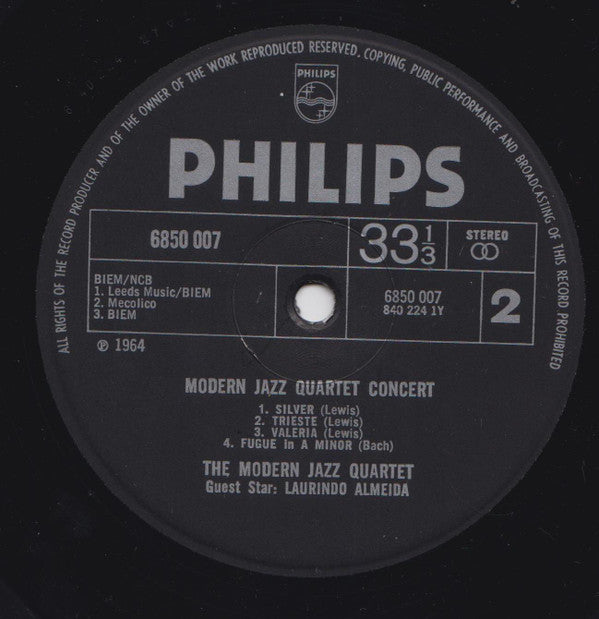 Modern Jazz Quartet* : Concert (LP, Comp)