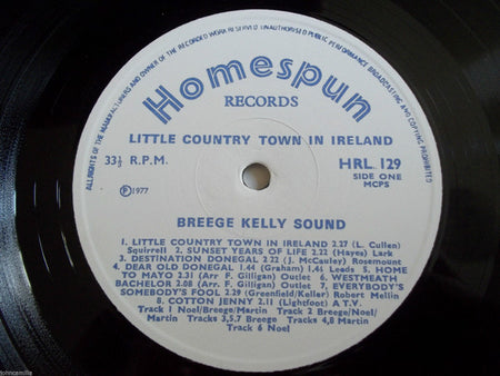 Breege Kelly : Little Country Town In Ireland (LP, Album)