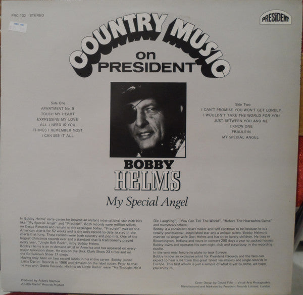 Bobby Helms : My Special Angel (LP, Album, Comp)