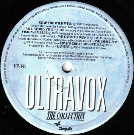 Ultravox : The Collection (LP, Album, Comp)