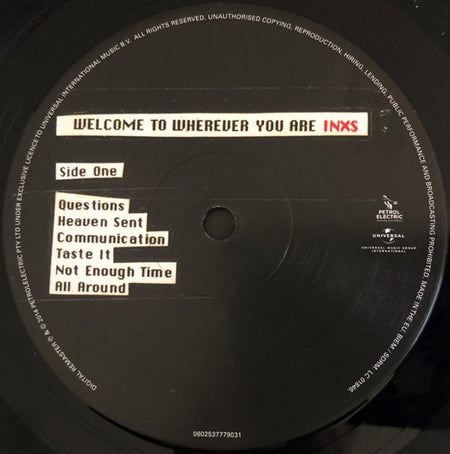 INXS : Welcome To Wherever You Are (LP, Album, Ltd, RE, RM)