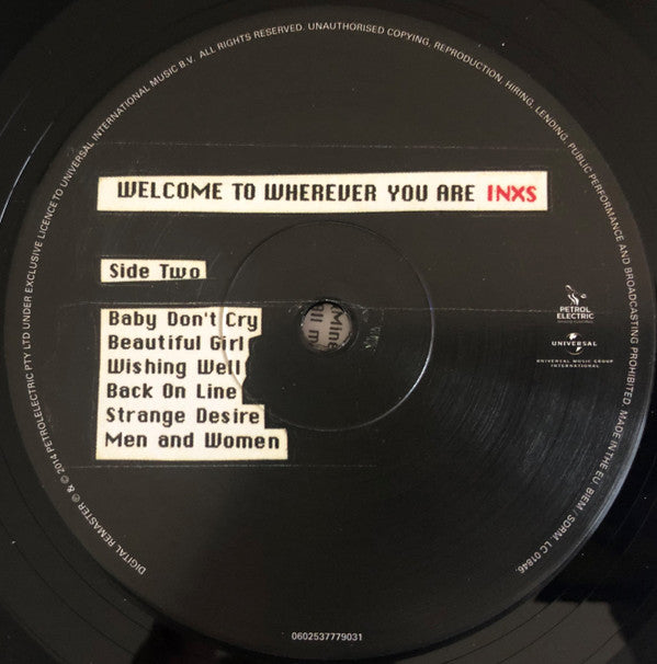 INXS : Welcome To Wherever You Are (LP, Album, Ltd, RE, RM)