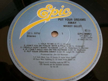 Mickey Gilley : Put Your Dreams Away (LP, Album)