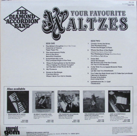 The Diamond Accordion Band : Your Favourite Waltzes (LP)