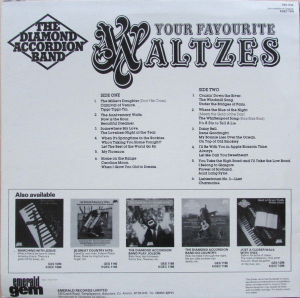 The Diamond Accordion Band : Your Favourite Waltzes (LP)