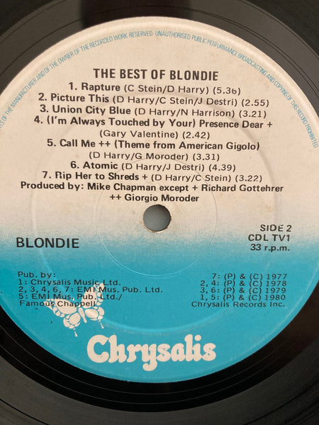 Blondie : The Best Of Blondie (LP, Comp)