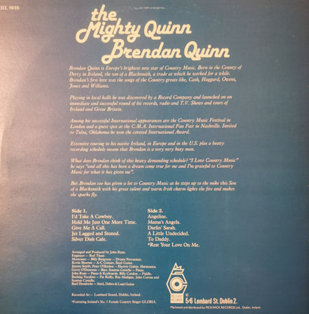 Brendan Quinn (2) : The Mighty Quinn (LP)