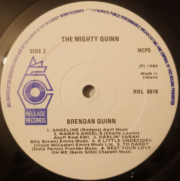 Brendan Quinn (2) : The Mighty Quinn (LP)