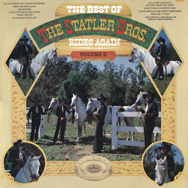 The Statler Brothers : The Best Of The Statler Bros. Rides Again Volume II (LP, Comp)