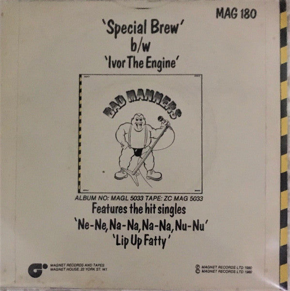 Bad Manners : Special Brew (7", Single, Tra)